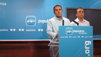 PP Murcia muestra su apoyo "sin fisuras y unánime" al consejero Cerdá, quien ha tenido "una labor intachable"