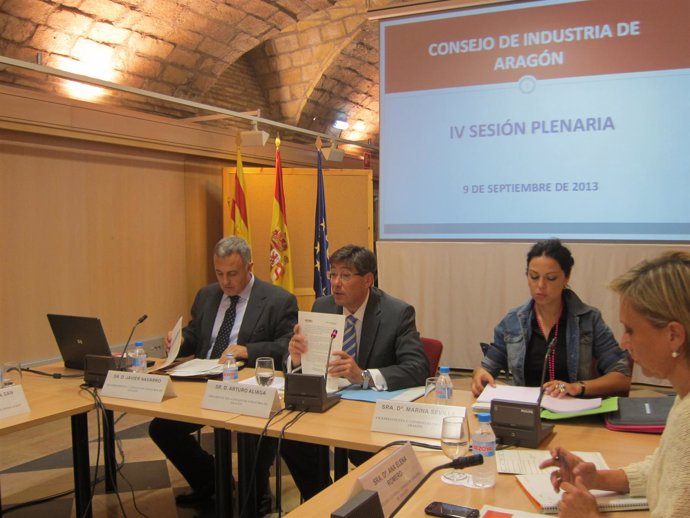 Comisión de Industria de Aragón de este lunes.