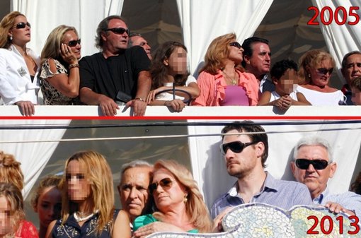 El paso del tiempo del balcón