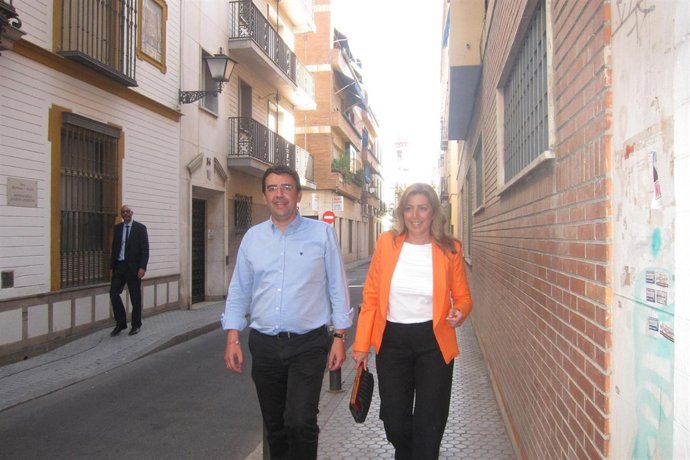 Mario Jiménez y Susana Díaz llegan a la Ejecutiva del PSOE-A