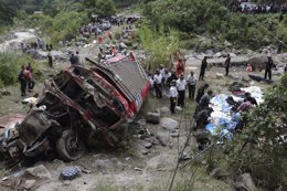 Accidente de autobús en Guatemala