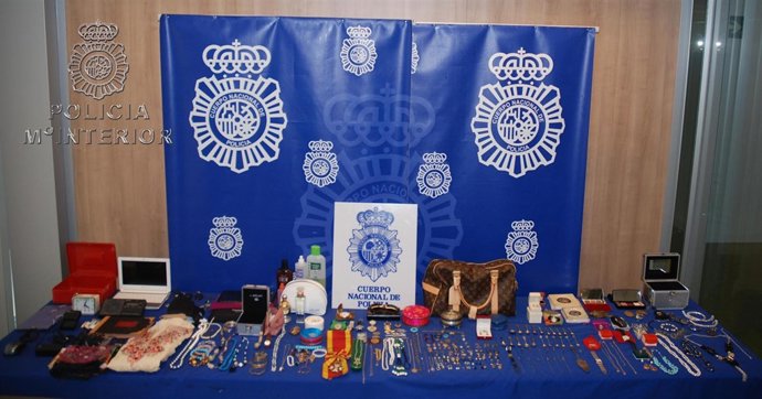 Policía Nacional objetos 60.000 euros