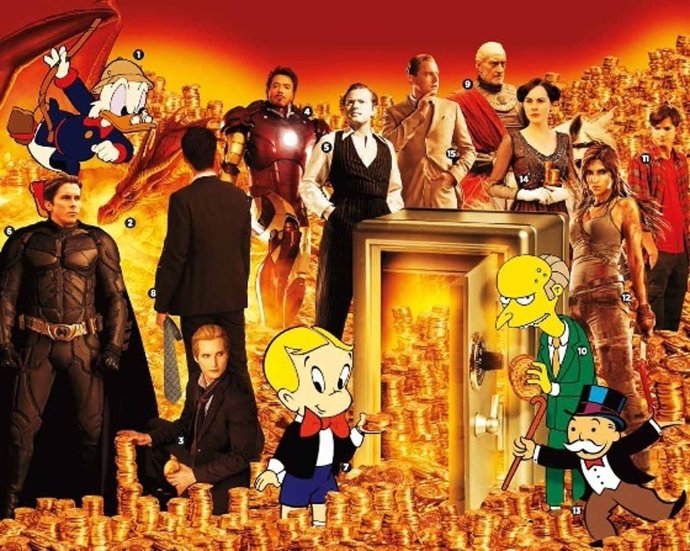 Los más ricos en la ficción 2013