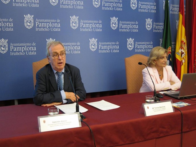 Valentín Alzina y Maite Martínez.