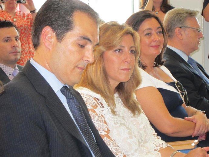 NIeto junto a Díaz en la inauguración del curso