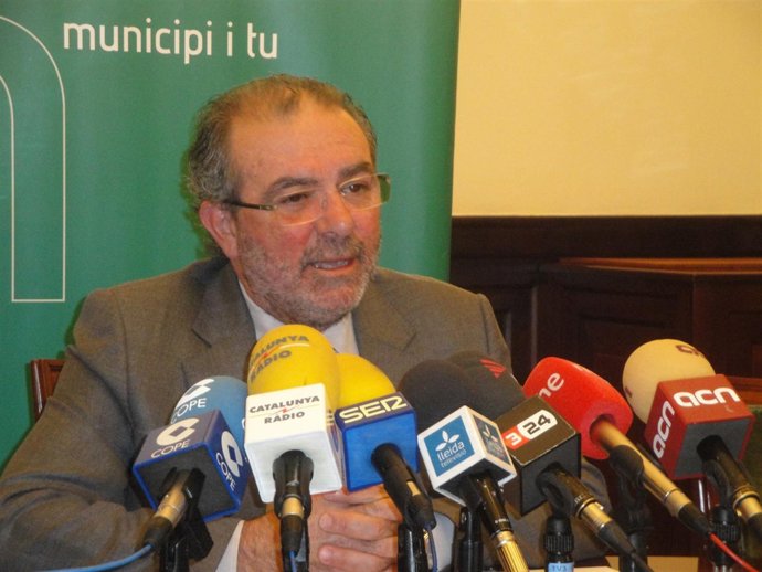 El presidente de la Diputación de Lleida, Joan Reñé