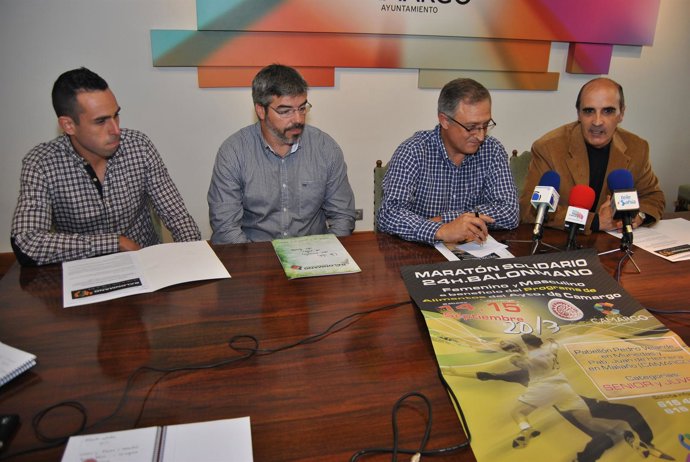 Presentación del maratón solidario de balonmano