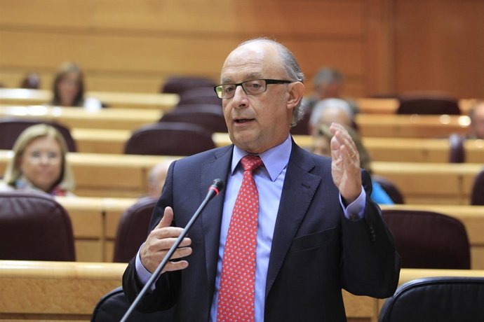 Cristóbal Montoro en el Senado