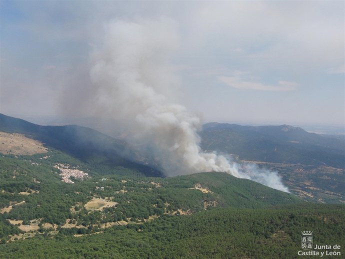 Incendio en Sotillo de la Adrada