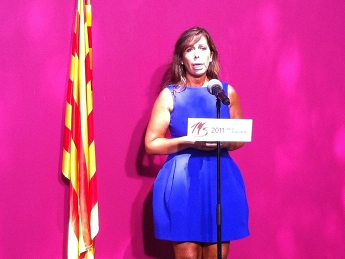 Alicia Sánchez Camacho En El Acto Institucional De La Diada 2011