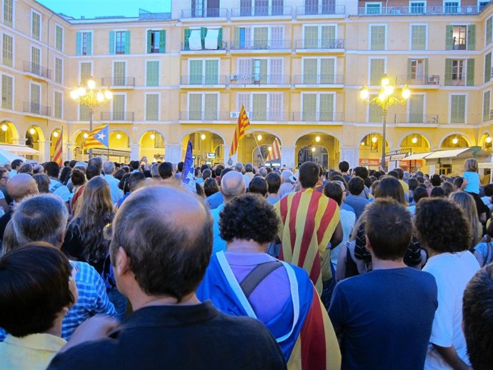 Acto de apoyo a la Via catalana
