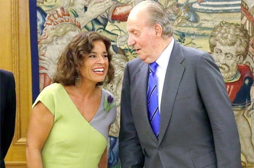 El Rey Don Juan Carlos y Ana Botella
