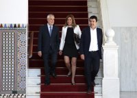 Díaz afirma que no hay ninguna "bicefalia" con Griñán y que no ha tenido tiempo de pensar en proceso orgánico