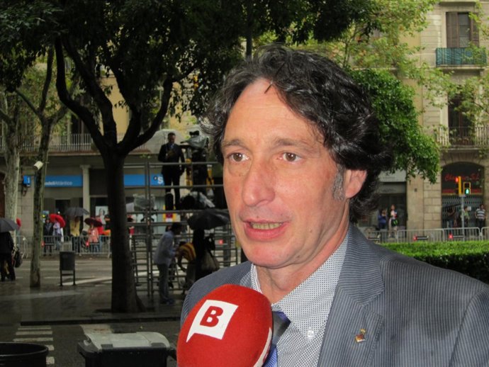 Jordi Portabella ERC en la ofrenda de la Diada