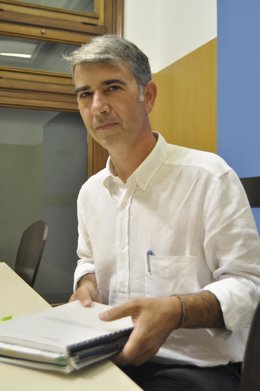 El portavoz de CHA-Zaragoza, Juan Martín. 