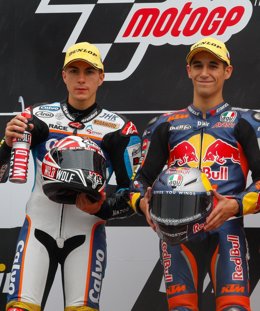 Luis Salom y Maverick Viñales