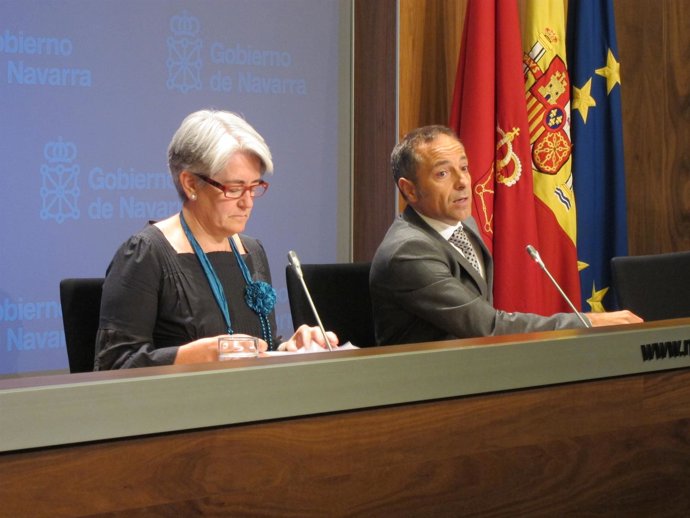 Lourdes Goicoechea y Juan Luis Sánchez de Muniáin.