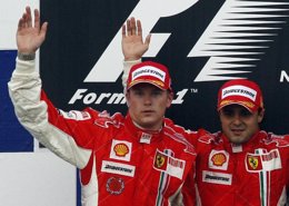 Montezemolo confirma a Raikkonen y Massa como pilotos de Ferrari en 2009
