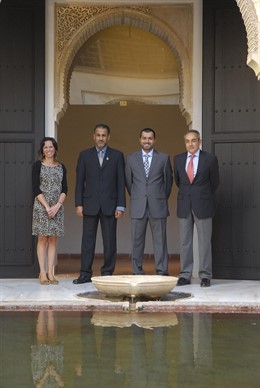 Visita a Granada de los miembros del Sultanato de Omán