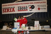Cruz Roja envía 15 toneladas de ayuda humanitaria a Siria