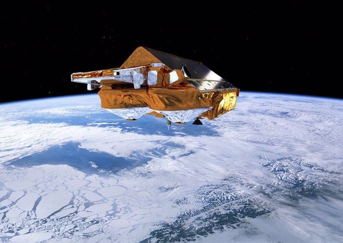 Recreación del satélite 'Cryosat' de la ESA
