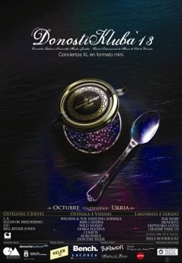 Cartel del Festival Donostikluba 2013.