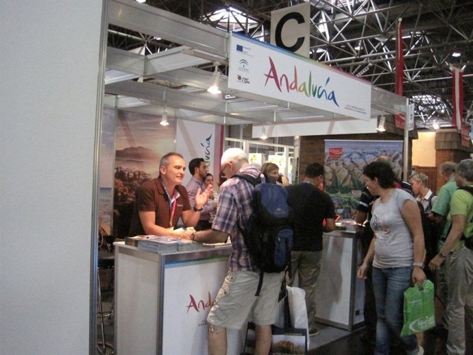 Imagen del stand de Andalucía en la feria 'Tour Natur'. 