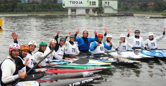 Equipo español de slalom olímpico