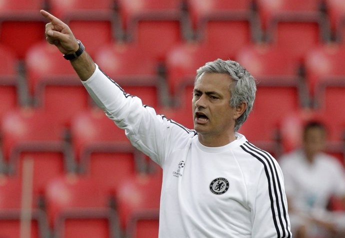 Jose Mourinho con el Chelsea