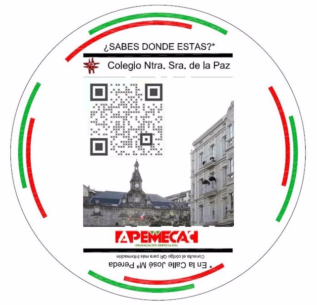 Pegatinas con códigos QR del proyecto 'Torrelavega es'