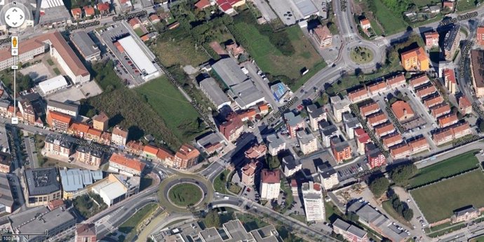 Imagen aérea del distribuidor de La Marga