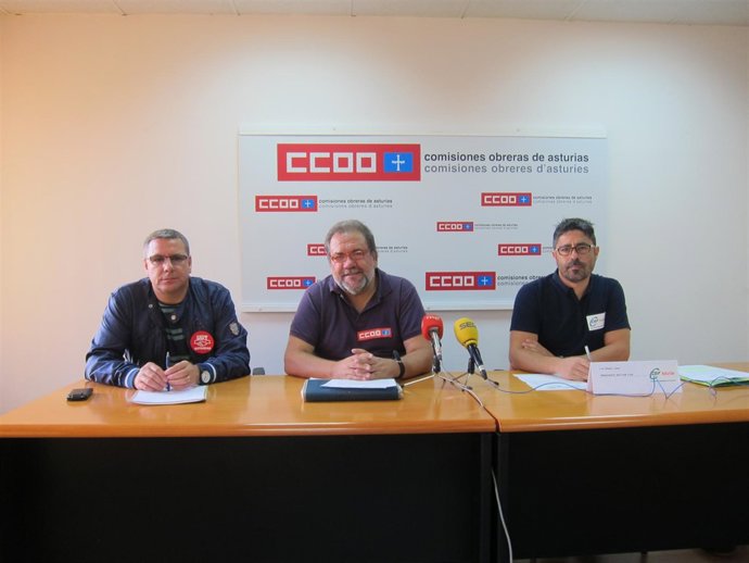 Pompeyo Alegre, Chema López y Luis Miguel López.