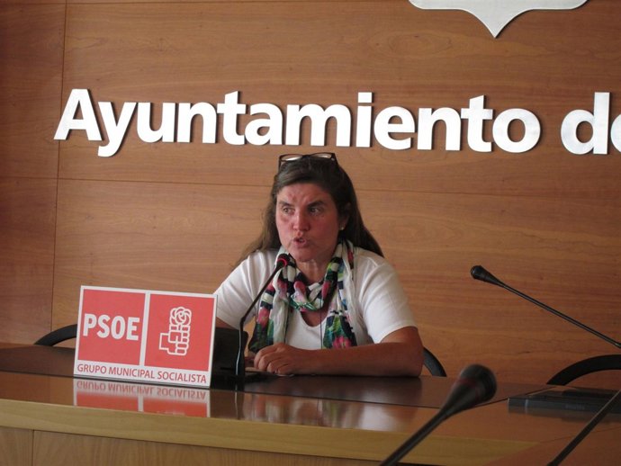 Inmaculada Sáenz, en la comparecencia de hoy