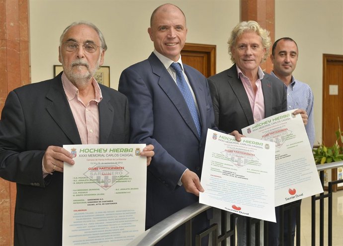 Presentación del Torneo Memorial Carlos Cagigal de hockey hierba