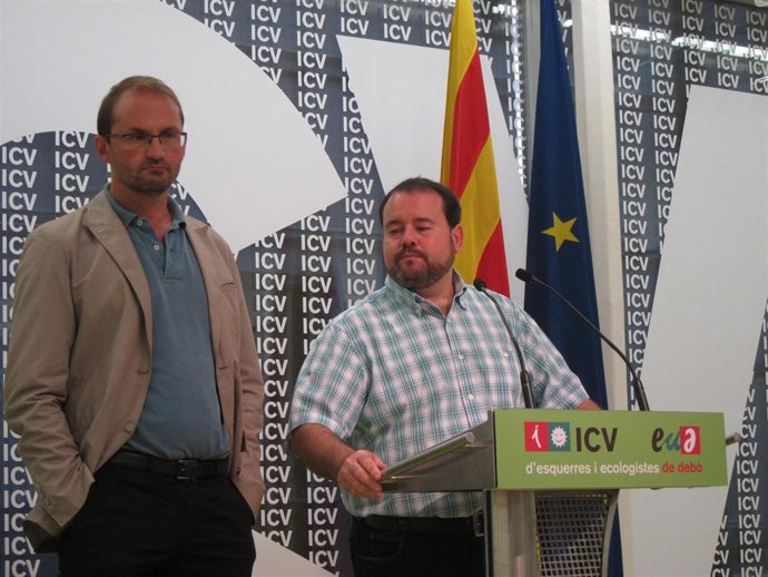 Joan Herrera y Joan Mena, ICV-EUiA