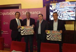 Organizadores de la 'Subida Charra' en la presentación de la vigésima edición.