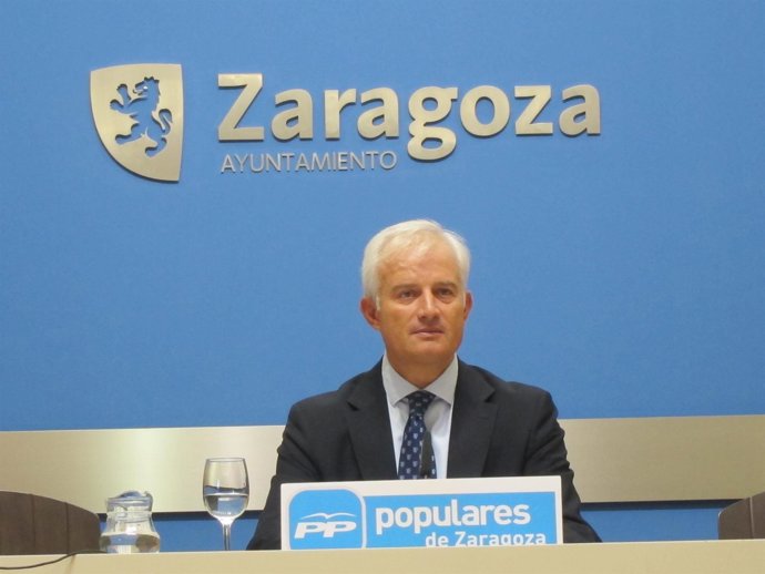 El portavoz del PP, Eloy Suárez