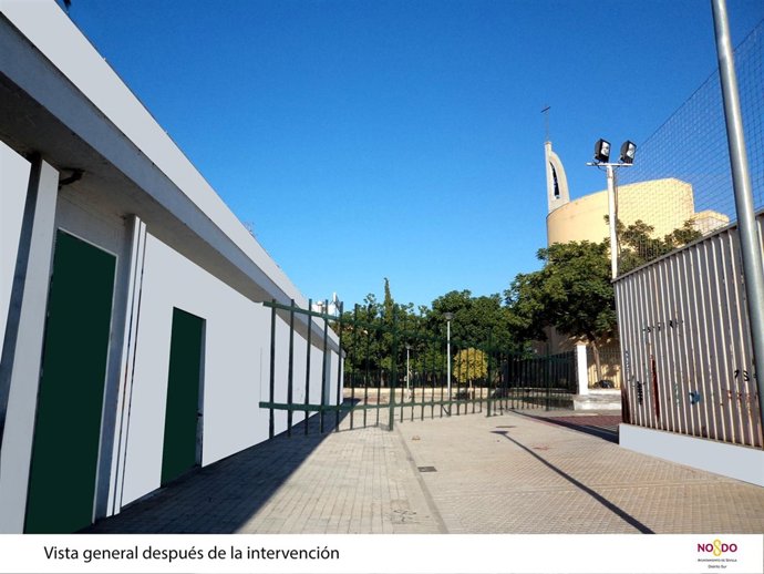 Nuevo cerramiento proyectado en el mercado.