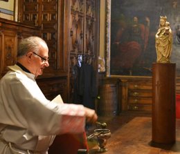 Bendición a una Virgen del Pilar que presidirá ofrenda de Miami