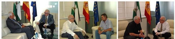 José Sánchez Maldonado se reúne con Herrero, Fernández Sevilla y Carbonero