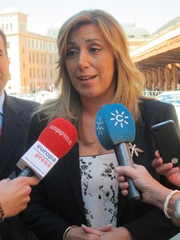 La presidenta de la Junta de Andalucía, Susana Díaz