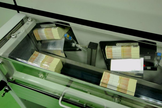 Fabricación De Billetes De Euros En La Fábrica Nacional De Moneda Y Timbre
