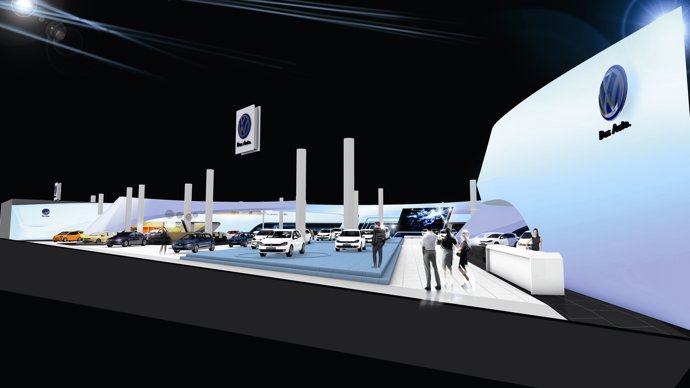 Stand de Volkswagen en el Salón de Frankfurt 2013