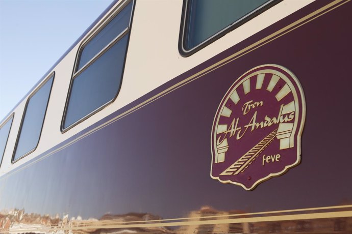 Imagen del tren de lujo turístico Al Andalus