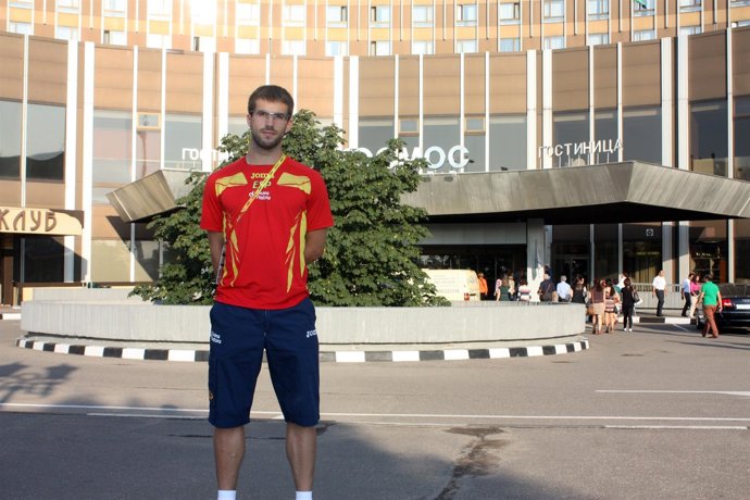 El atleta español Eusebio Cáceres