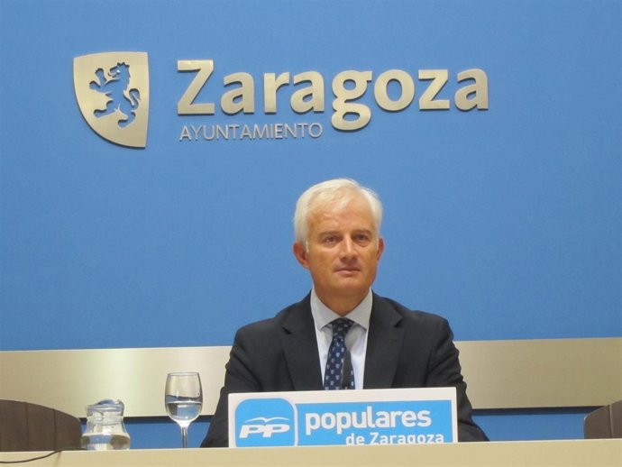 El portavoz del PP, Eloy Suárez