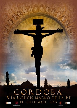 Cartel del Vía Crucis Magno de la Fe