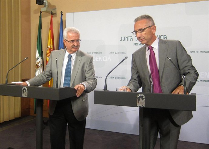 Manuel Jiménez Barrios y Miguel Ángel Vázquez, este viernes