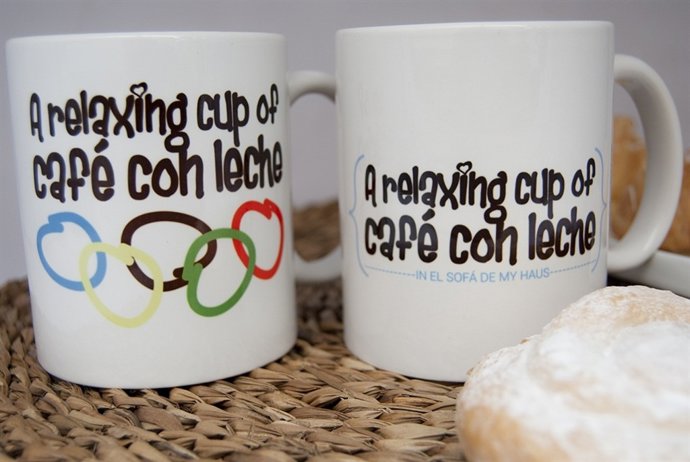 Tazas de 'Relanxing cup of café con leche'