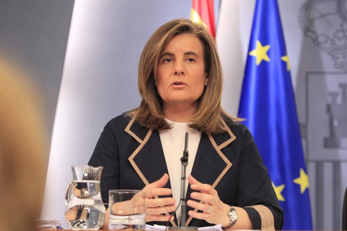 Fátima Báñez en el Consejo de Ministros